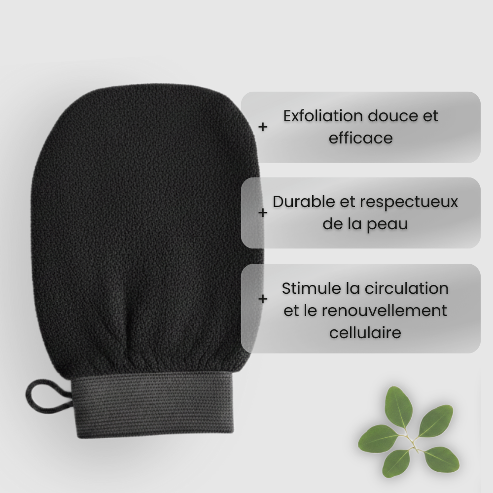 Coffret – Savon Noir Parfumé & Gant Exfoliant