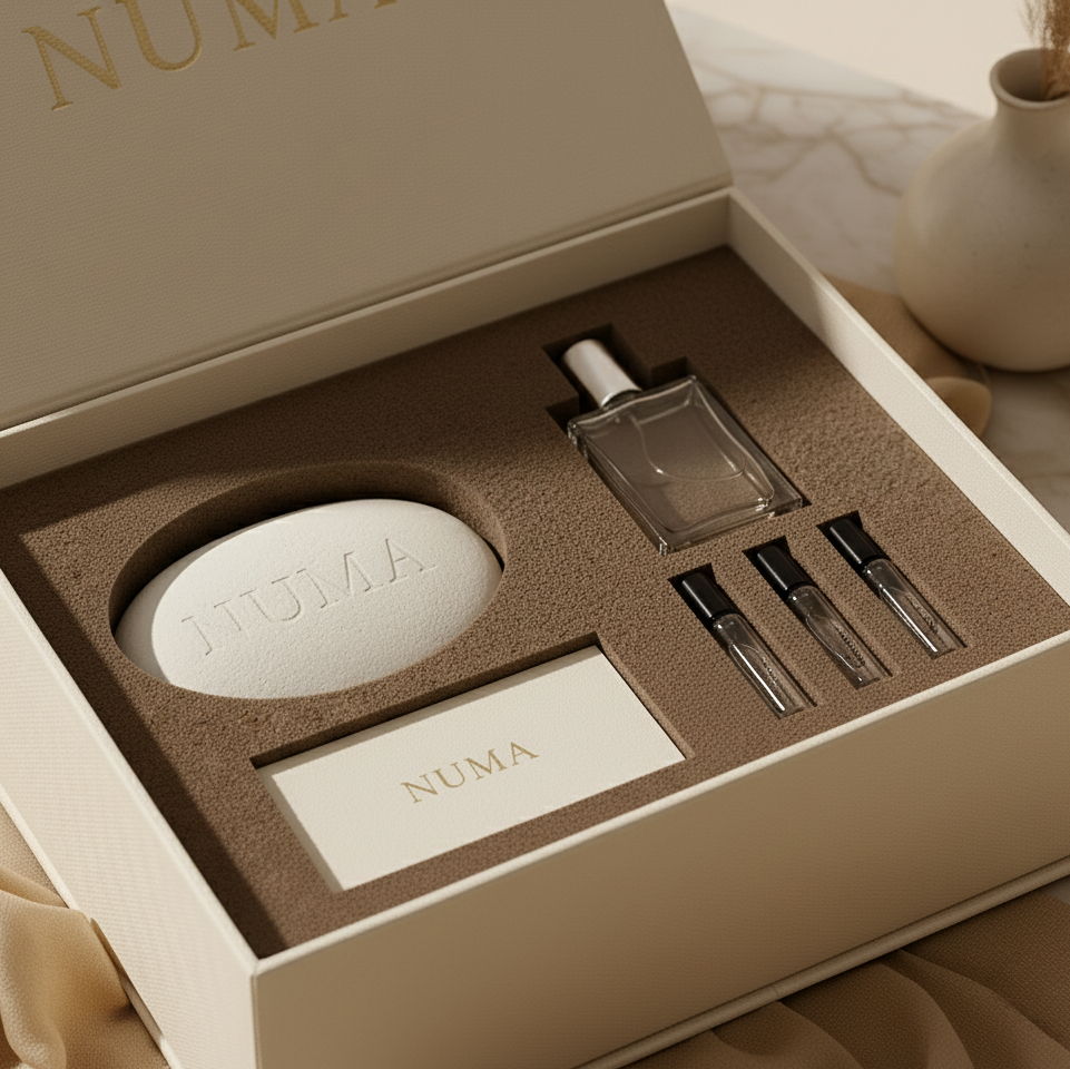 Coffret Sensoriel – Pierre Diffuseuse & Huile Parfumée